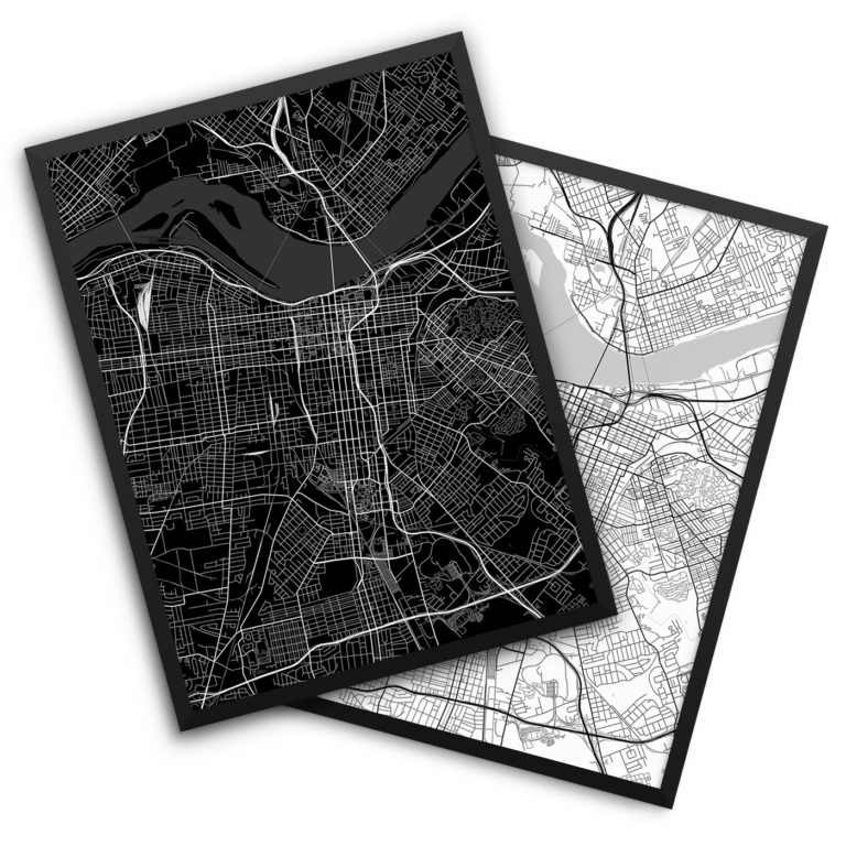 Louisville Kentucky Poster – City Map Decor